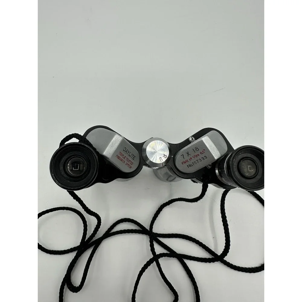 Vintage Daylite 7×18 Compact Binoculars – Small Field Optics, Clean Lenses